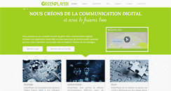 Desktop Screenshot of greenplayer.com